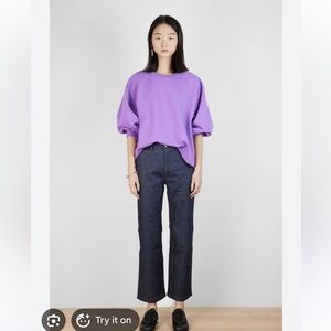 Rachel Comey Fond sweatshirt in XS/S color orchid